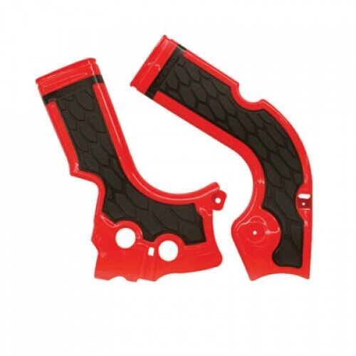 Acerbis x-grip frame guards red/black 2374241018