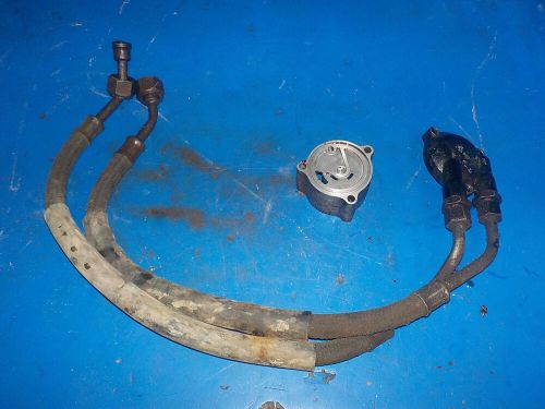 Yamaha big bear 1994/others oil cooler hoses and oil cap/filter housing