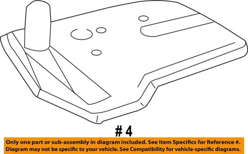 Gm oem automatic transmission-trans filter 24208576