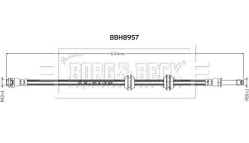 Brake hose fits mercedes vito w447 2.0d front 2019 on om654.920 hydraulic b&amp;b