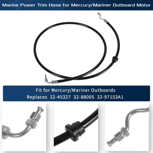 18-2110 marine power trim cylinder hose for mercury &amp; mariner outboard 32-88005