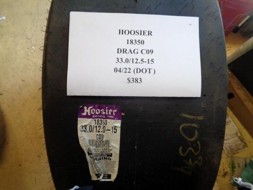 Hoosier drag c09 33.0 12.5 15 drag racing slick rollover (od) 103-3/4&#034; 18350 cq3