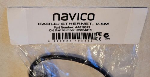 Navico cable ethernet 0.5m aa010079 ns004810 northstar simrad male/male new nib