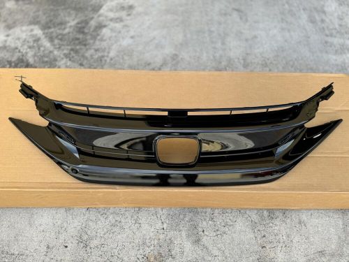 2017 2018 2019 honda civic front upper grille grill 71121-tgg-a01 brand new