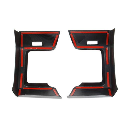 For nissan pathfinder carbon fiber dashboard sides air vents outlet trim cover