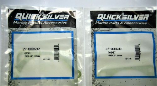 Quicksilver 27-888692 *qty 2* oem mercury mercruiser marine engine gaskets ~ new