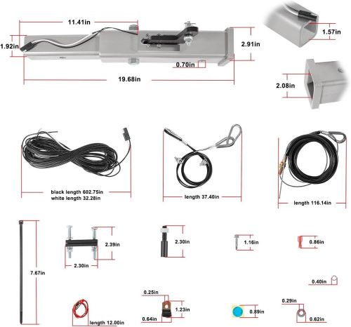 Rb4001 receiver style dependable trailer brake system for 2 inch hitch