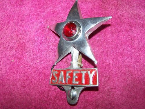 Vintage star safety light used, rat rod, flathead