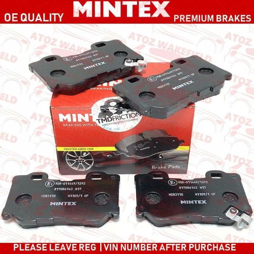 For infiniti fx37 fx50 q50 q60 q70 rear premium mintex brake pads set brand new