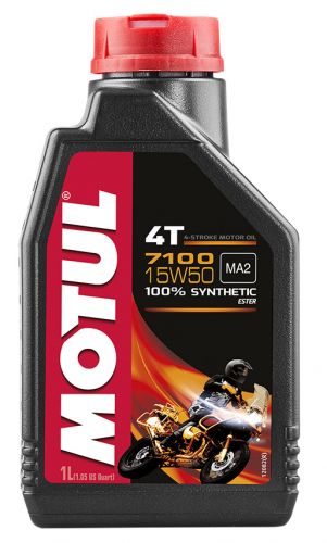 Motul 7100 4t oil 15w50 racing oil 104298 quart size