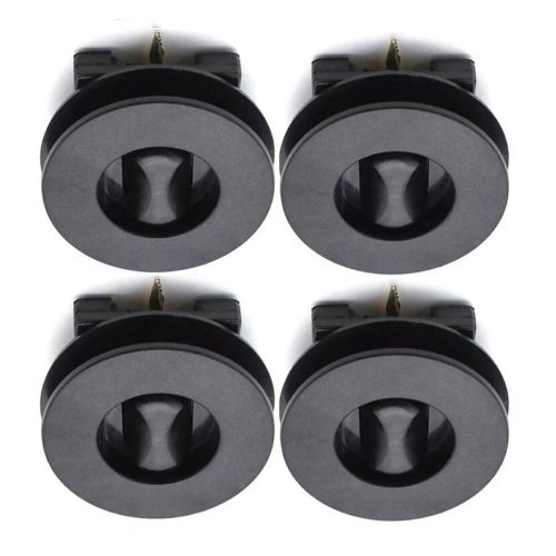 4pcs/set universal plastic black car mat carpet clips fastener auto accessories