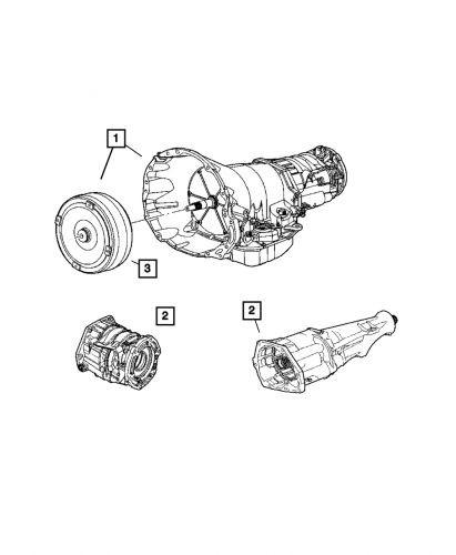 Genuine mopar torque converter remanufactured rh118868ae