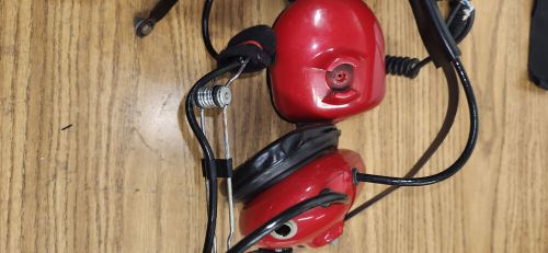 6 used race scan racing headsets two way talk, nascar