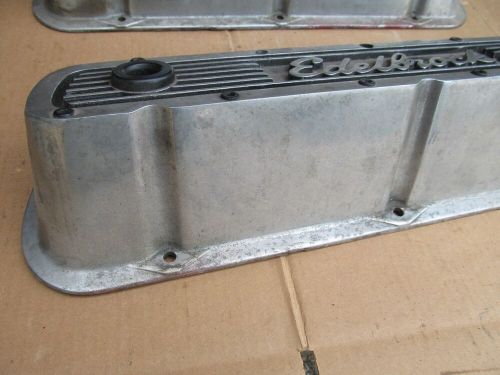 Edelbrock elite valve covers ford sb 260-289-302-351w - dirty - require cleaning