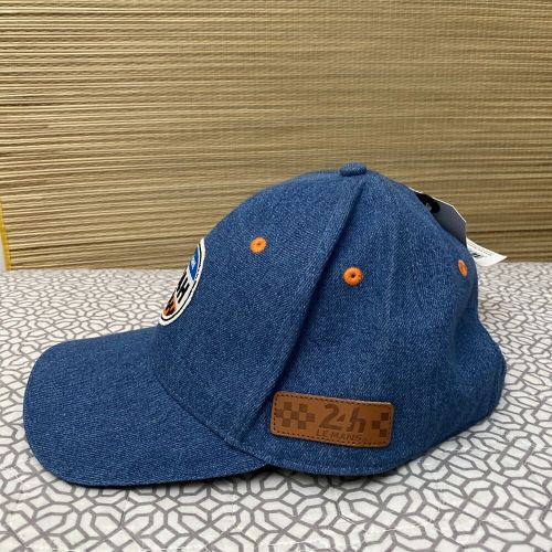 24h  le mans  blue denim hat adjustable baseball cap from france new lm24hr