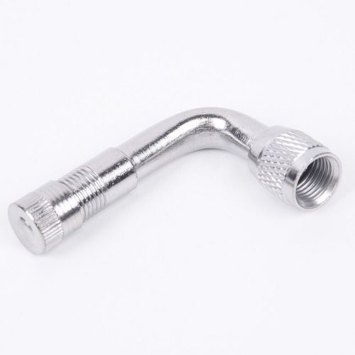 Motorcycle bike tyre valve extension adapter 90 degree angle tire stem extender