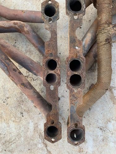 Chevy hotrod early small block v8 headers 3 inch (older set heavier guage)