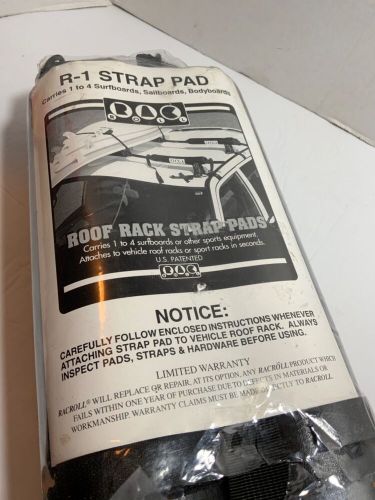 Rac roll car roof rack strap pads