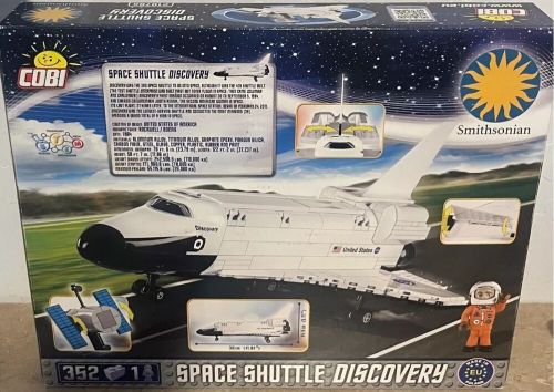 Smithsonian space shuttle discovery building kit by coby 352 pieces ships fast