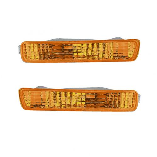 Corner turn signal lights pair set for 96-97 honda accord left &amp; right