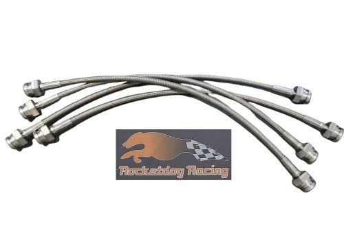 Porsche boxster 986 987 full stainless braided brake line flexi kit