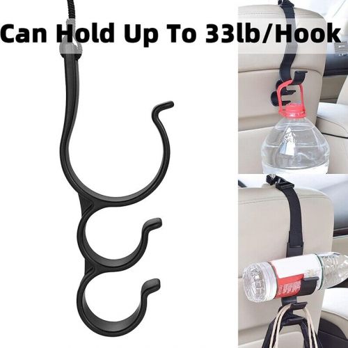 Car umbrella hooks, front shelf, rear headrest hooks, universal 4658-