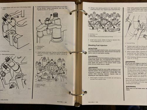 Mercruiser 90-814099 marine engines diesel models service manual