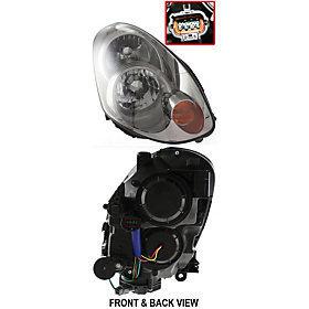 New headlight headlamp assembly passengers right side w/bulb