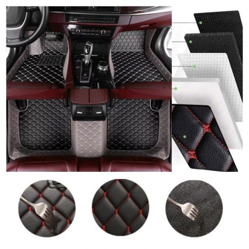 For mercedes car floor mat carpet all models waterproof pu leather mat anti-slip