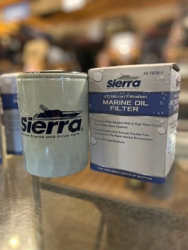 Set of 3 new sierra marine oil filter 20 micron filtration #18-7876-1