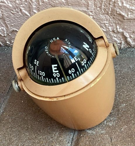 Vintage airguide chicago marine boat compass 1960&#039;s/70&#039;s from palm beach estate