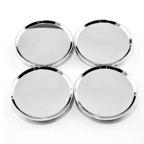 4pcs 2.5&#034; 63mm universal wheel center cap chrome hubcap car tire accessories