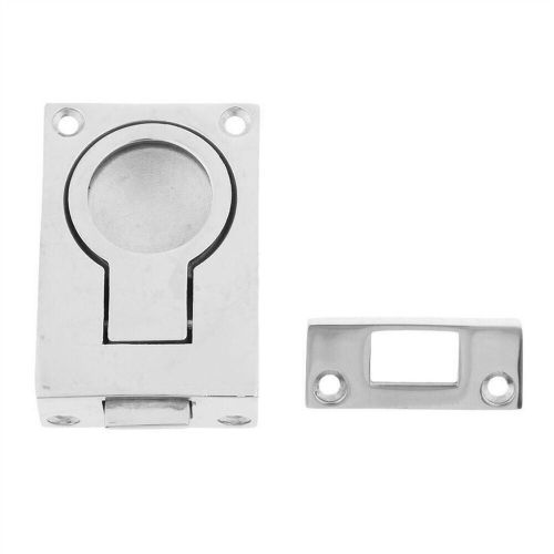 1x marine 316 stainless recessed hatch pull buckle /floor latch flush ring pull