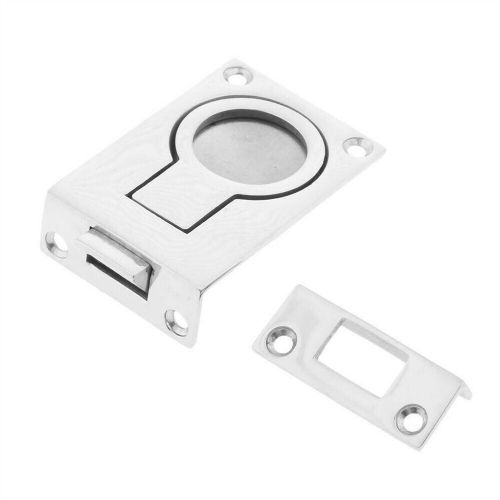 1x Marine 316 Stainless Recessed Hatch Pull Buckle /Floor Latch Flush Ring Pull, C $23.81, image 4