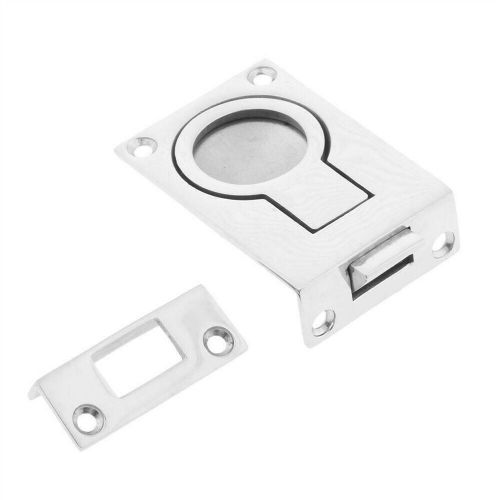 1x Marine 316 Stainless Recessed Hatch Pull Buckle /Floor Latch Flush Ring Pull, C $23.81, image 5