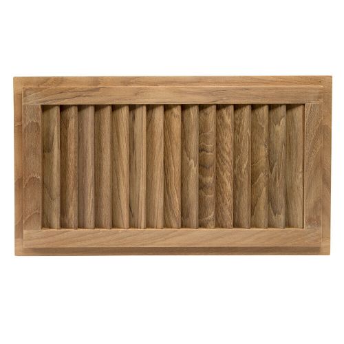 Whitecap 60710 teak louvered insert 16&#034;h x 9-1/8&#034;w x 3/4&#034;d