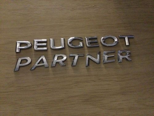 Peugeot partner rear door badges