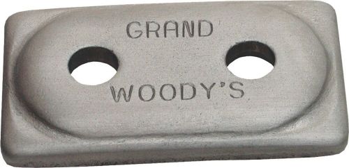 Woodys - adg-3775 - double grand digger support plate aluminum 12/pk