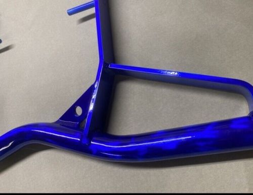 Yamaha raptor 700r grab bar bumper rack 06-24 powdercoated tranclucent blue