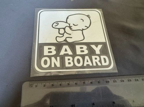 New car quality sticker decals funny baby foot baby on board