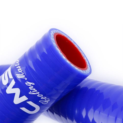 Blue for 90-1995 toyota starlet ep82 glanza gt turbo 1.3l silicone radiator hose