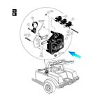 Cart forward and reverse switch assembly with handle for club car ds4454