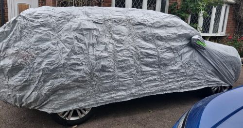 Full car suv cover waterproof outdoor xl strong universal scratch proof silver 9