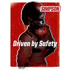 Simpson racing arm restraints black - y straps #36001bk