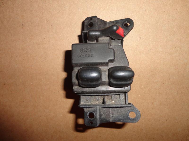 1992 - 1995 honda civic ex eg coupe power window switch 2 door dr black driver 