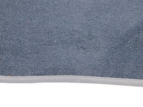 Blue suede carpet set high quality for mercedes r107 trunk without battery-