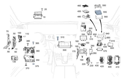 Genuine mercedes-benz control unit complete 000-900-79-26