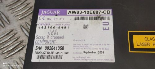 2014 jaguar xf x250 cd changer aw8310e887cb 2.20 diesel 26333914-