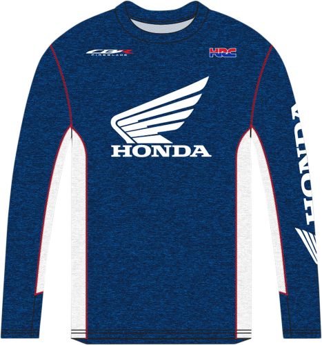 Honda apparel honda hrc long-sleeve t-shirt medium navy/white np21s-m2482-m