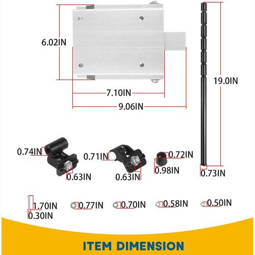 1810222 talon tilt bracket replace for minn kota for shallow water anchor model